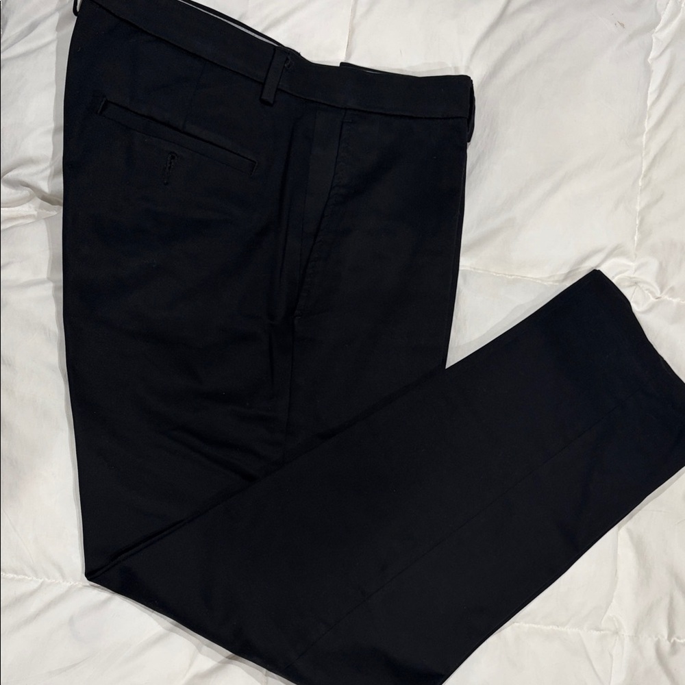 Iron free premium khaki Elegant Black Men's Dress Pants